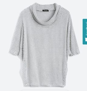 Laila Jade Ralphy Cowl Neck Knit TopXL | Off-White